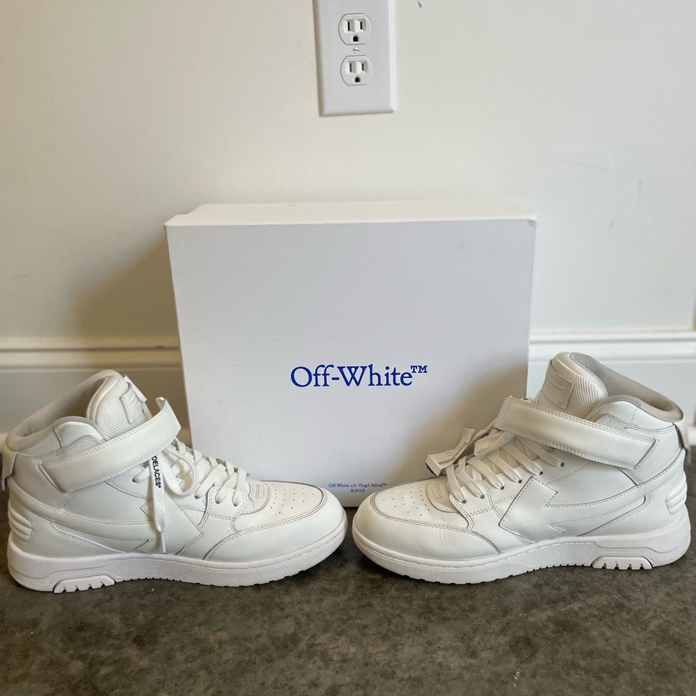 OUT OF OFFICE OFF WHITE SNEAKERS - Picture 3 of 9
